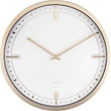 Wall Clocks 1: Karlsson Gold Dots and Batons Wall Clock