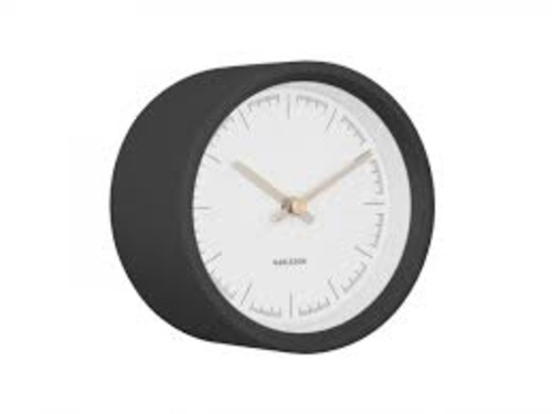 Wall Clocks 1: Karrlsson Dense Rubberized Black Wall Clock