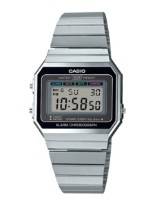 Casio Digital Vintage Stainless Steel Watch