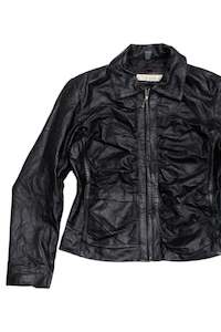 #161 Excelled Cuir *leather jacket | c. 158 | size 10