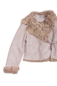 #228 washed pink winter jacket | c. 156 | size 6/8