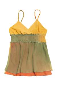 #47 R Jean multi colour cami | c. 162 | size 8