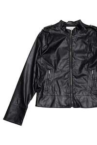 Jackets: #149 725 faux leather jackets | c. 161 | size 10/12