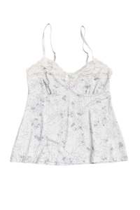 Tops: #22 Marilyn Monroe floral lace trim cami | c. 165 | size 8