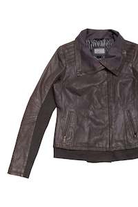 Jackets: #73 Mackage faux leather jacket | c. 165 | size 8/10
