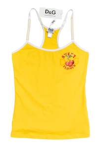 Tops: D&g Camisole Yellow | c. 167 | Size 8
