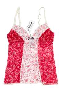 Tops: Dolce & Gabbana Cami Top Red | c. 167 | Size 8