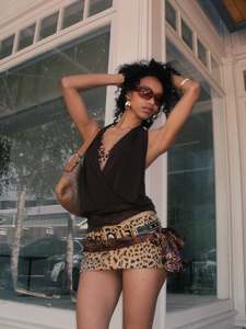 Tops: Six Degrees Of Separation Halter Top Brown | c. 167 | Size 10