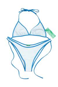 Swimwear: United Colors Of Benetton Bikini Set Blue | c. 166 | Size 10