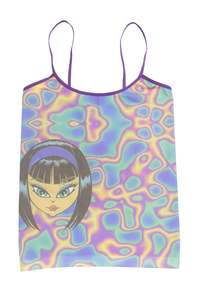 Unno Psychedelic Print Camisole Purple | c. 167 | Size 8/10