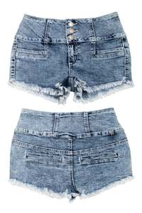 #90 Almost Famous Denim Shorts Blue | c. 172 | Size 6