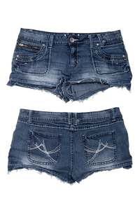 Bottoms: #94 Denim Shorts Blue | c. 172 | Size 12