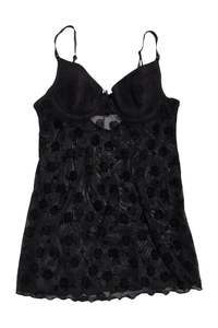 #101 Babydoll Chemise Black | c. 171 | Size 12 / 14C Bra