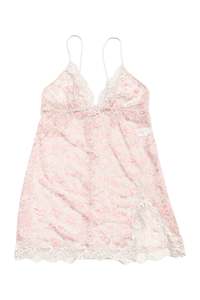 Dresses: #105 In Bloom By Jonquil Lace Chemise Slip Pink | c. 171 | Size 8