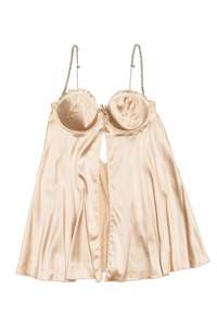 #114 Babydoll Chemise Beige | c. 171 | Size 8 / 10C bra