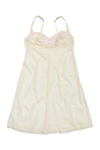#116 Bendon Mesh Chemise / Slip Beige | c. 171 | Size 10/12