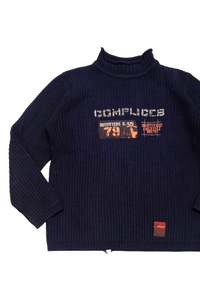 Complices Pullover Sweater Navy | c. 168 | Size 6/8