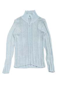 Zip-up Cardigan Gray | c. 168 | Size 8