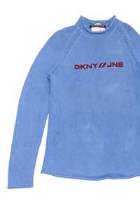 Jumpers: Dkny Jeans Sweater Blue | c. 168 | Size 10