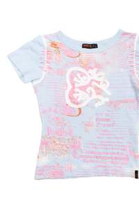 Baby Tees: #66 T-shirt Blue | c. 172 | Size 8
