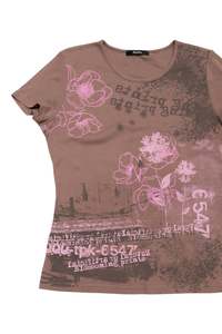 #32 Burton Short-sleeve Graphic T-shirt Brown | c. 171 | Size 12