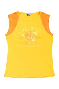 #18 Xio That's Fun Graphic Tank Top Yellow | c. 169 | Size 10