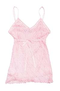 Lingerie: #95 Lace Babydoll Camisole Pink | c. 171 | Size 14/16