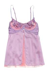 Lingerie: #97 Victorian Secrets Intimates Babydoll Camisole Purple | c.  171 | Size 12 / 14C Bra