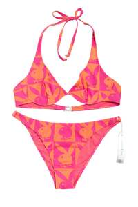 Swimwear: #35 Deadstock Playboy Swim Bikini Pink | c. 185 | Size 8/10