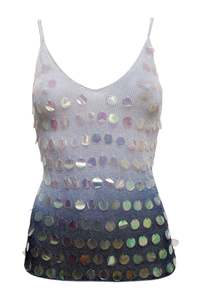 #26 Just De Pom Cami Top Silver | c. 190 | Size 8