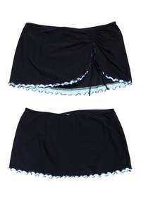 Swimwear: #14 Profile Mini Skirt Black | c. 188 | Size 8