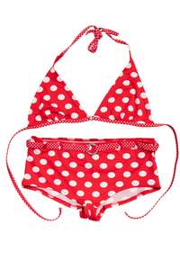 Swimwear: #72 Grain De Sable Bikini Red | c. 187 | Size 10/12