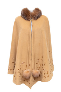 #141 Avante Poncho Top Beige | c. 194 | Size 6/8/10/12