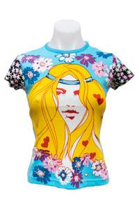 #06 Deadstock Ghungroo T-shirt Blue | c. 191 | Size 8/10