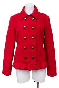 Jackets: #129 Prevett Jacket Red | c. 198 | Size 6
