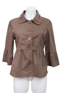 Jackets: #135 Evolutif Jacket Brown | c. 198 | Size 8