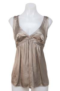 Top Picks: #050 Express Design Studio Silk Cami Top Gold | c. 199 | Size 10