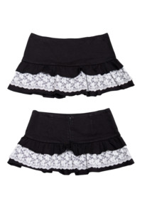 #179 Charlotte Russe Mini Skirt Black | c. 199 | Size 8
