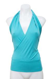 #215 Terranova Halter Top Blue | c. 199 | Size 8
