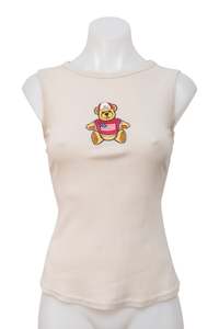 Sporty: #064 Jennyfer Tank Top Beige | c. 199 | Size 8