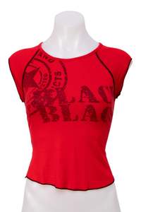 Sporty: #074 Pass Passager T-shirt Red | c. 199 | Size 10