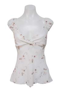 Fairy Core: #044 Suzy Cami Top White | c. 199 | Size 8