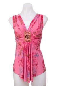 Fairy Core: #048 Danesi Usa Camisole Top Pink | c. 199 | Size 10