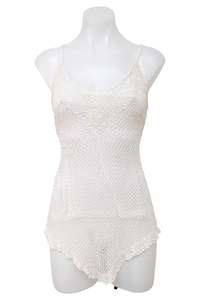 #02 Say What Cami Top White | c. 198 | Size 8