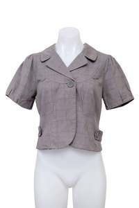 #099 Vero Moda Jacket Top Gray | c. 200 | Size 8