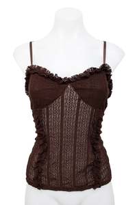 #040 No Boundaries Cami Top Brown | c. 202 | Size 14