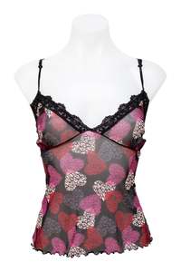 Lingerie: #047 La Vie En Rose Camisole Top Black | c. 202 | Size 8