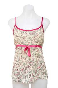 Lingerie: #014 Bendon Cami Top White | c. 201 | Size 8