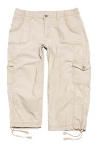 Sporty: #126 St. John's Bay Capris Beige | c. 203 | Size 8