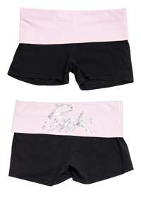 Sporty: #149 Victoria's Secret Pink Shorts Black | c. 203 | Size 8